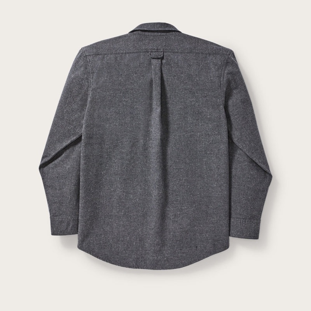 Filson Men’s ALASKAN‎ GUIDE SHIRT in Size S in Dark Heather Grey. 100% cotton. - Picture 3 of 10